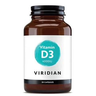 Vitamina D3 4000 UI, 30 cápsulas, Viridian