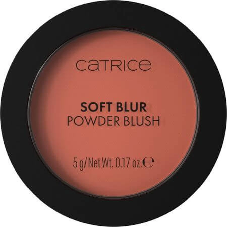 Colorete Mate 030 Cinnamon Sugar, Colorete en Polvo Soft Blur, 5g, Catrice