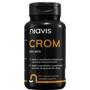 Chromium, 500 MCG, 60 capsules, Niavis