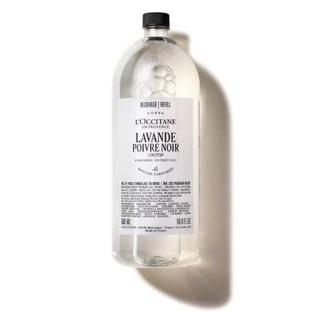 Navulling Douchegel Heren Lavendel Zwarte Peper, 500 ml, L'Occitane