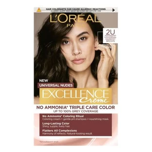 Coloration sans ammoniaque Excellence Universal Brun le plus foncé, 192 ml, Loreal