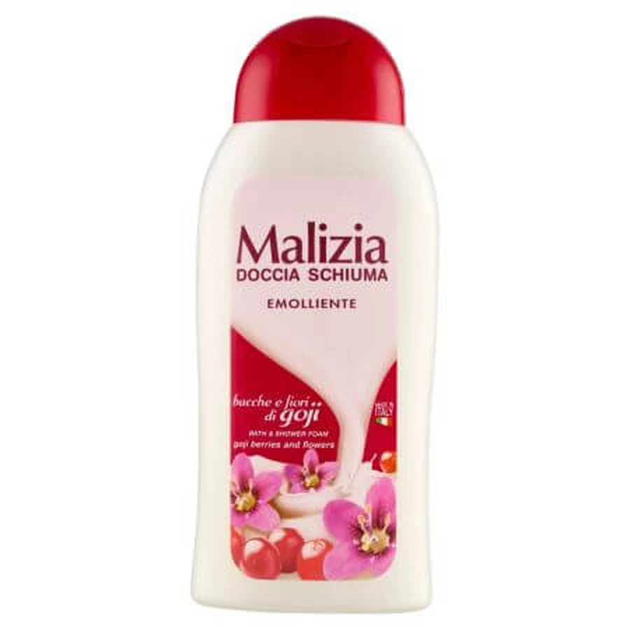 Shower gel with Goji and red fruits, 300 ml, Malizia