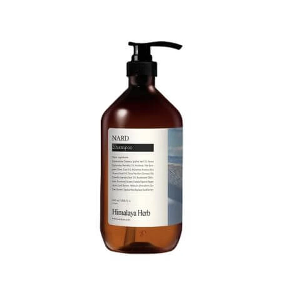 Refresh Aroma Himalaya Champú Perfumado Hierba Almizcle Blanco, 1 L, Nardo
