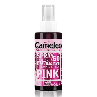 Hair coloring spray Pink Spray Spray&go, 150 ml, Delia Cosmetics