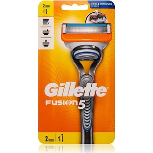 GILLETTE Fusion5 Men's Shaving Machine & 2 Spare Heads