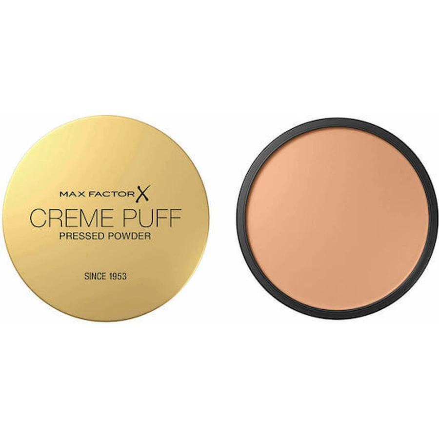 MAX FACTOR Creme Puff Poeder Compact Poeder Voor Alle Huidtypes 14gr 55 Kaars Gloed