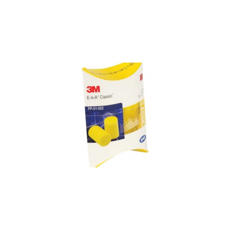 E-A-R Foam 3M E-A-R Earplugs Yellow 1 Pair
