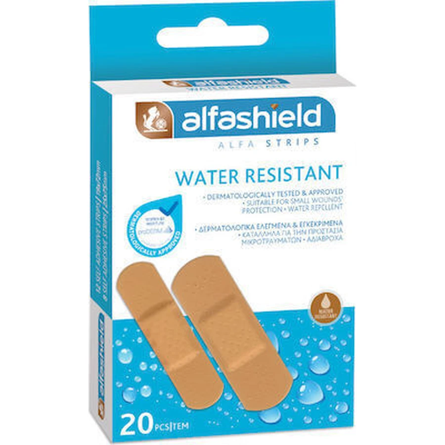 ALFASHIELD Strips Water Resistant Adhesive Patches 20 Pieces