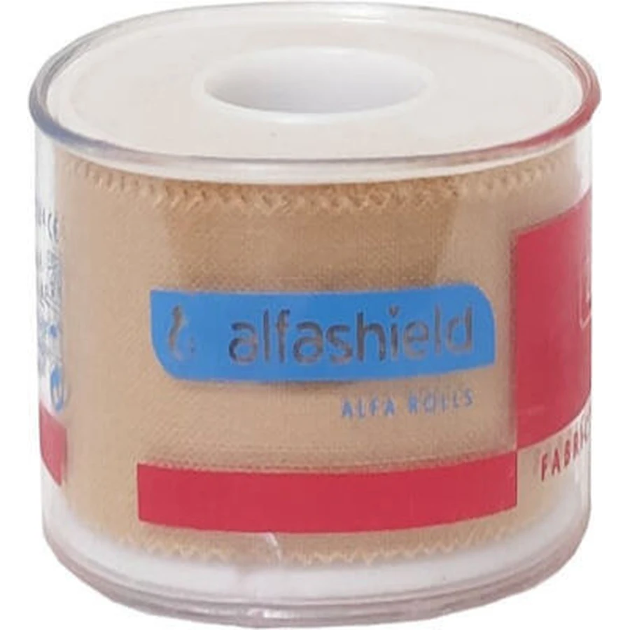 ALFASHIELD Medizinische Rollen Stoff Bandage Band 5cm x 5m