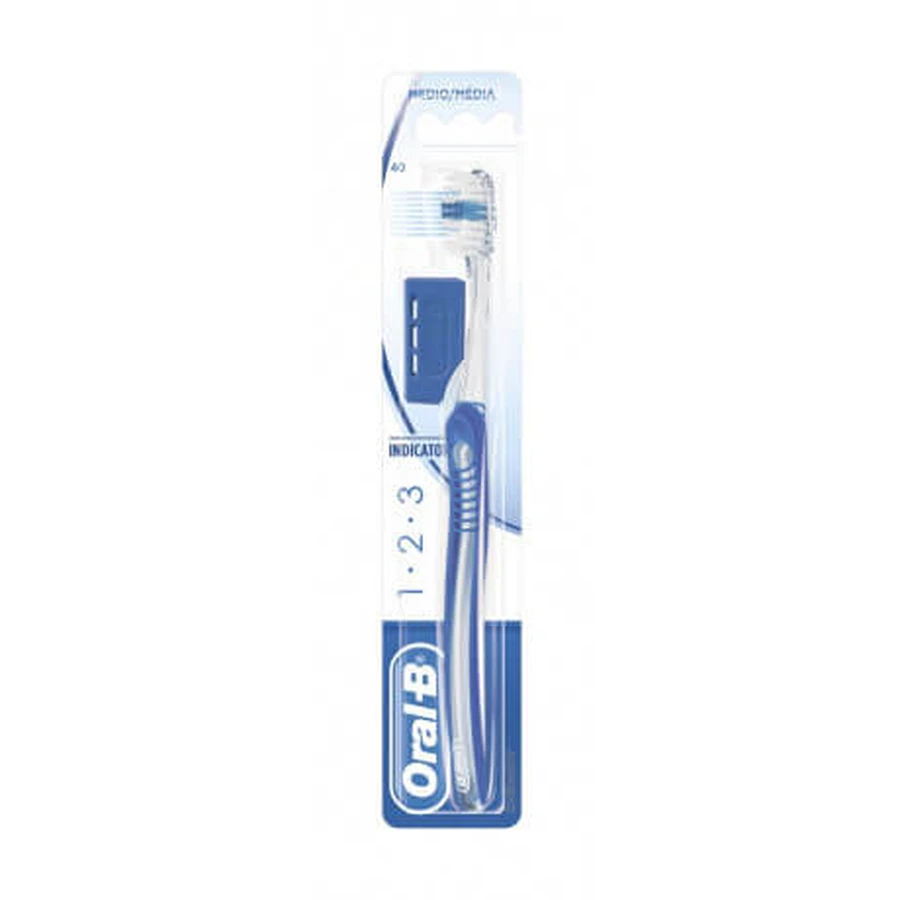 ORAL-B Tandenborstel 1 2 3 Indicator 40 Medium