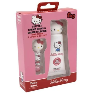 ORION Set de soins Crème pour les mains et baume à lèvres 3D Hello Kitty