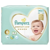 PAMPERS Baby Diapers Premium Care No.6 13+Kgr 38 pieces Jumbo Pack