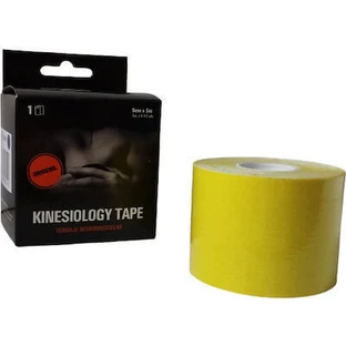 CALVO Bande de kinésithérapie en différentes couleurs 5cm x 5m - Jaune