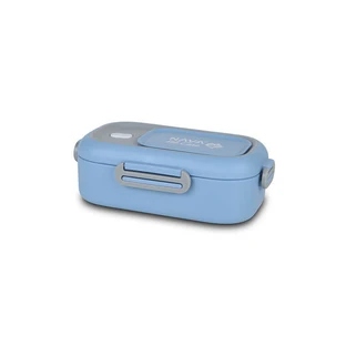 NAVA Stainless Steel Rectangular Food Container We Care Blue 800ml (10-262-006)