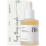 ANUA Heartleaf 80% Beruhigende Ampulle Anti-Aging Gesichtsserum mit Hyaluronsäure & Vitamin B5 30ml