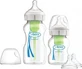 DR BROWN'S Set van 2 Plastic Flessen Opties tegen Koliek met Siliconen Speen Voor 0+ Maanden 1x150ml &amp; 1x270ml WB 02600