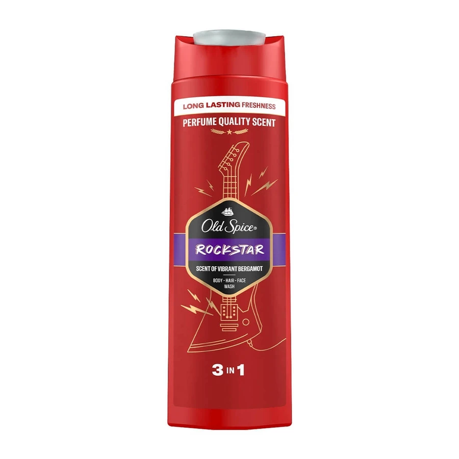 OLD SPICE Gel de Ducha y Champú Rockstar 400ml