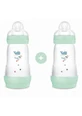 MAM Plastic Fles Easy Start Anti-Koliek met Siliconen Speen 2+ Maanden 260ml 2 stuks [355SBc]