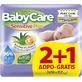 BABYCARE Lingettes bébé Sensitive Plus (3 paquets de 54 pièces) 162 pièces