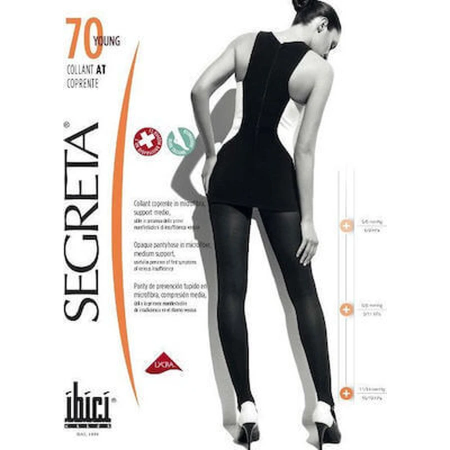 KALSON SEGRETA Joven Opaco 70 DEN Nero