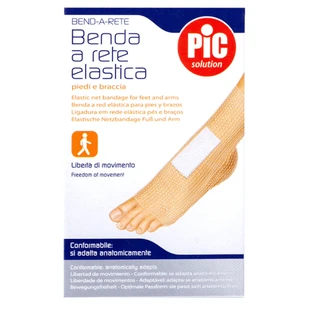 PIC SOLUTION Red de retención de vendajes y parches nº2 (para pierna y brazo) 3m
