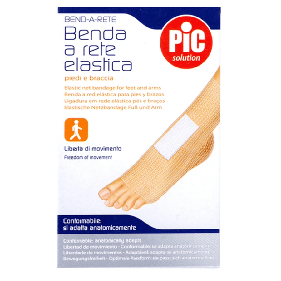 PIC SOLUTION Red de retención de vendajes y parches nº2 (para pierna y brazo) 3m