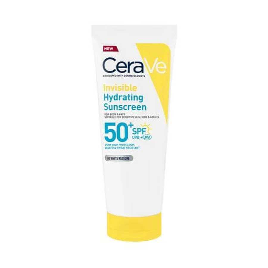 CERAVE Invisible Hydrating Sunscreen Face & Body SPF50+ 75ml