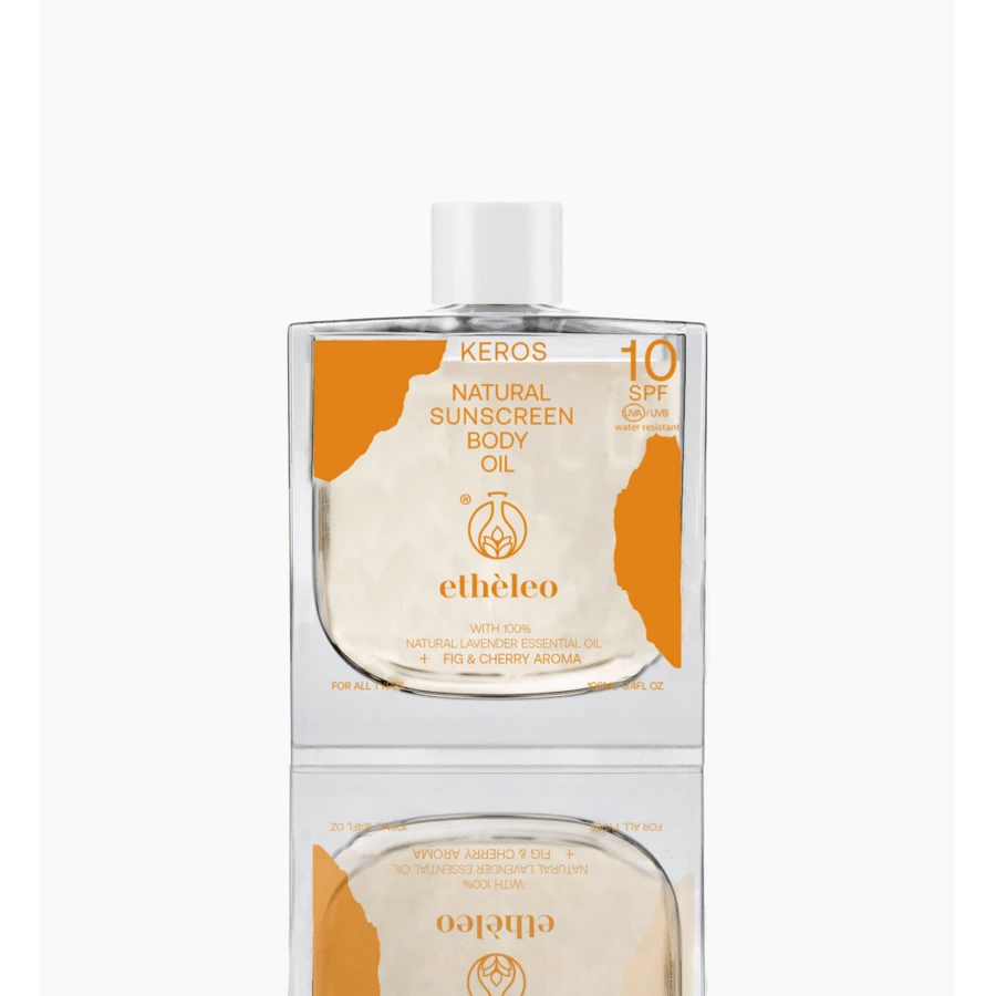 ETHELEO Natural Sunscreen Body Oil Keros SPF10 100ml