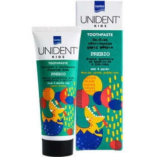 UNIDENT Dentífrico Infantil Prebio, Dentífrico Sin Flúor Con Prebióticos Para El Cuidado De Los Primeros Dientes Del Bebé 50ml
