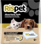 RISPET Absorbent Floor Pet Pads 90x60cm Absorbent Floor Pet Pads con cintas autoadhesivas para aplicación fija 14 piezas [83893]