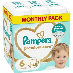 PAMPERS Baby Windeln Premium Care No.6 13-18kg 140 Stück MSB