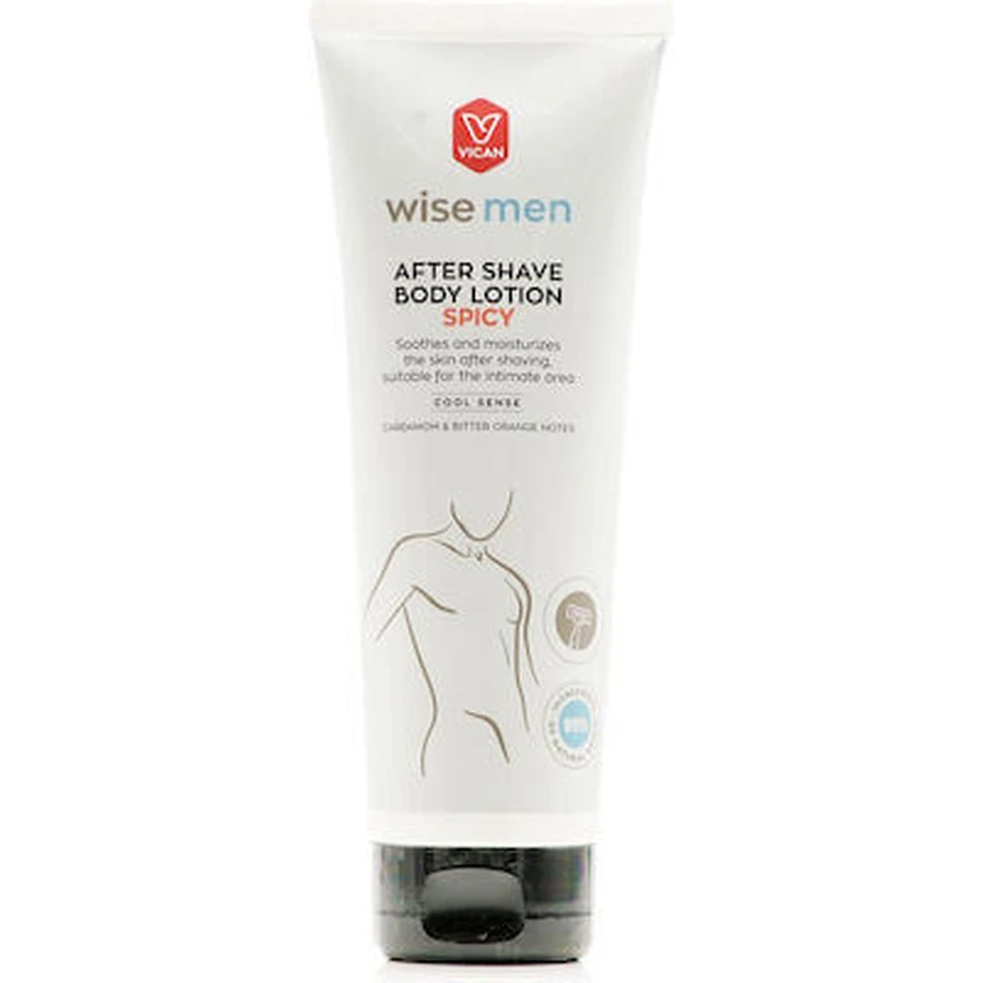 WISE Men's After Shave Body Lotion Spicy Men's Moisturizing Body Lotion for After Shave 200ml