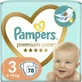 PAMPERS Premium Care No 3 For 6-10kg 78 pieces JUMBO+
