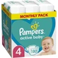 PAMPERS Active Baby Maandpak Nr. 4 9-14kg Babyluiers 180 Stuks