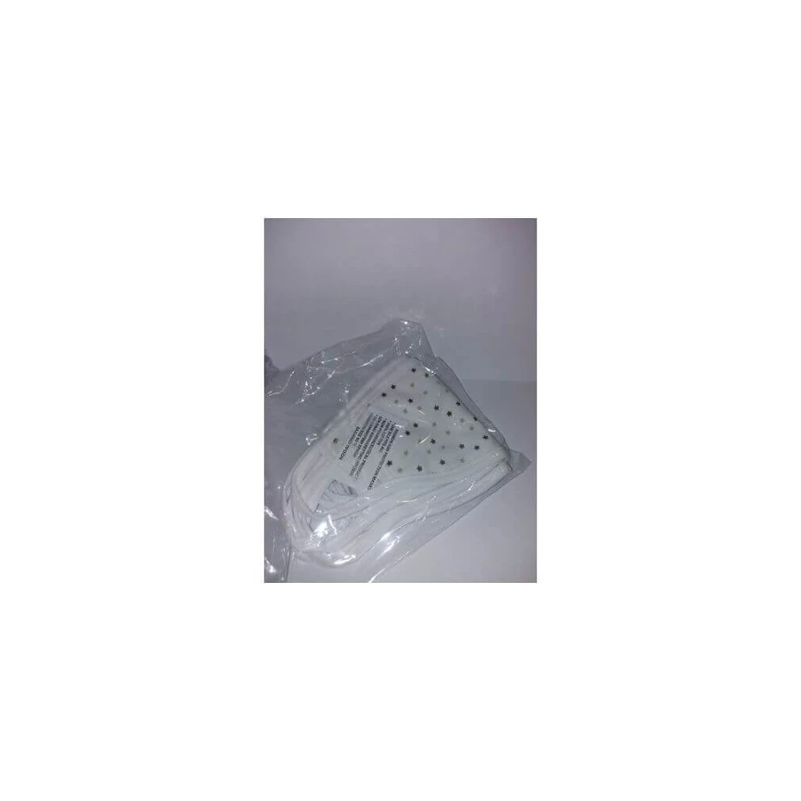 MASKS Fabric Children's Piké White with Stars x5