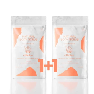 ETHELEO Natural Body Scrub Chocolate 300gr 1+1