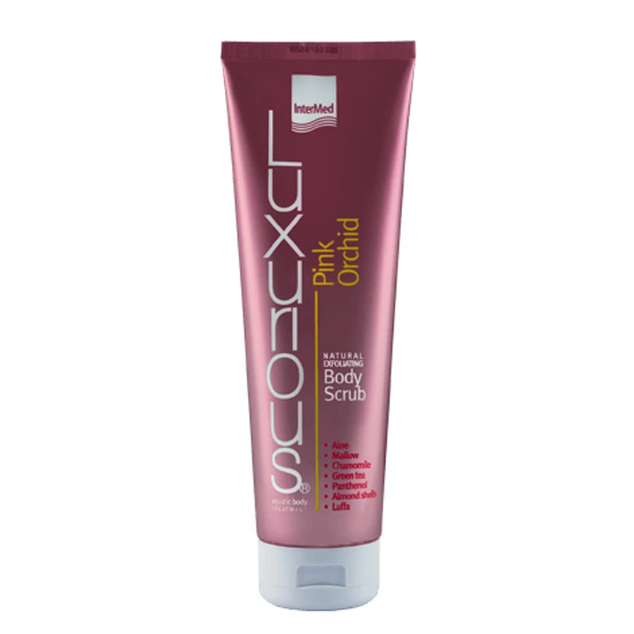 INTERMED Exfoliante Corporal de Lujo Orquídea Rosa Exfoliante Corporal Natural con Fragancia de Orquídea Silvestre, 280ml