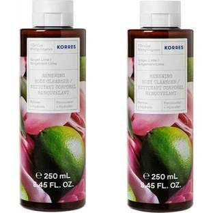 KORRES Gel douche citron gingembre 250ml (-50% sur le deuxième produit)