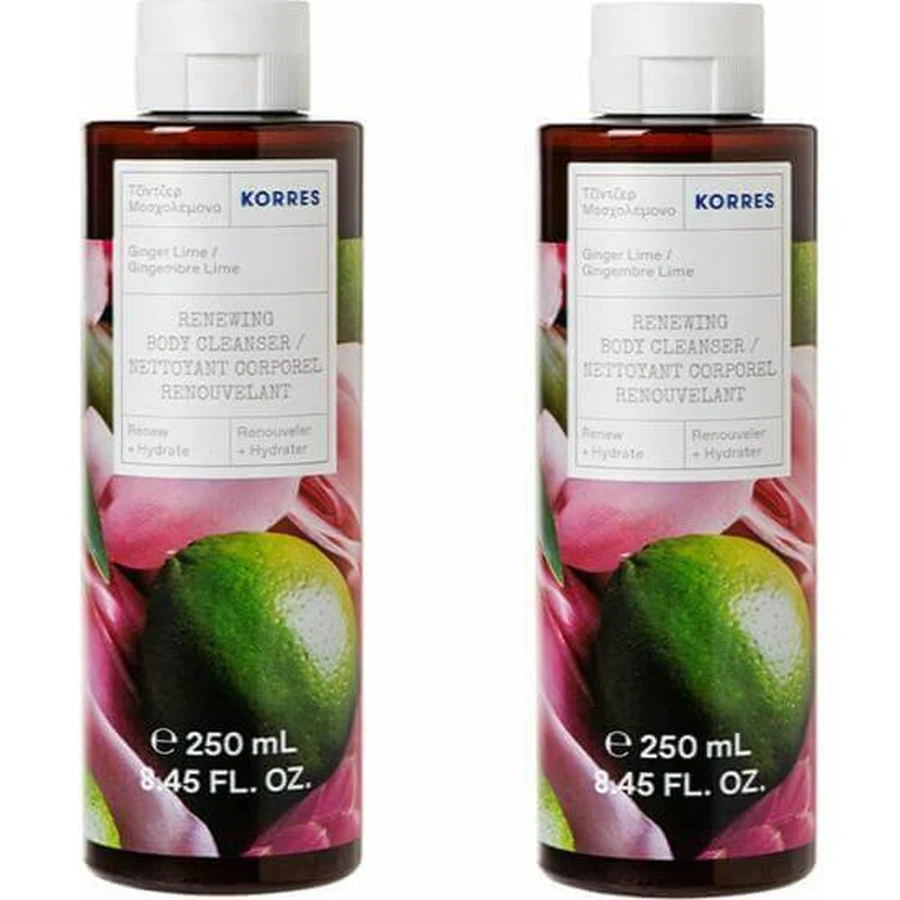 KORRES Gel douche citron gingembre 250ml (-50% sur le deuxième produit)