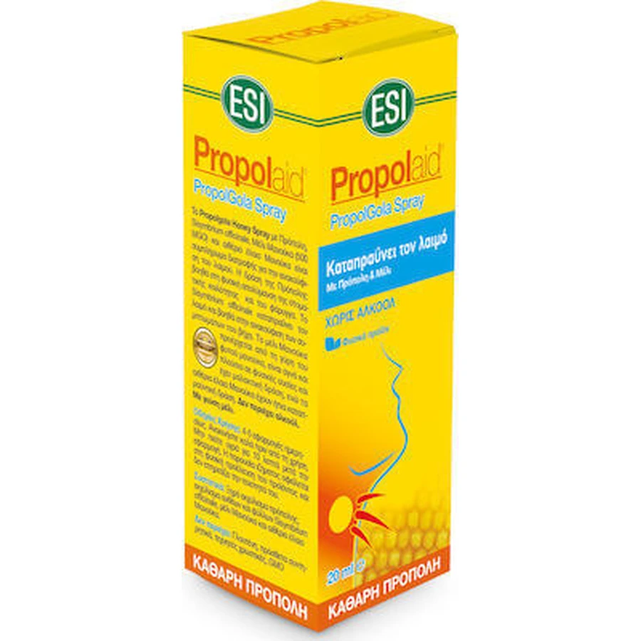 ESI Propolaid PropolGola PropolGola Spray With Propolis & Honey For Sore Throat And Cough 20ml