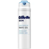 GILLETTE Skin Gel de Afeitar Ultra Sensible con Manteca de Karité y Vitamina E 200ml