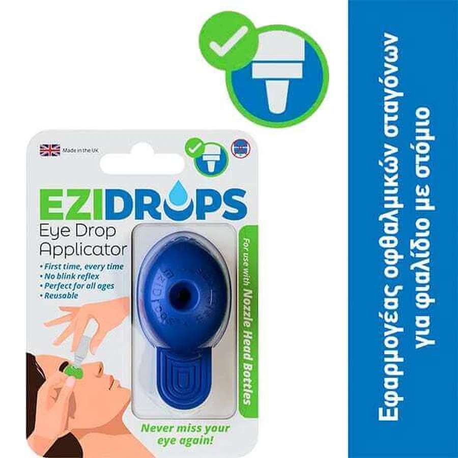 EZIDROPS Oogdruppelapplicator voor flacon met tuit