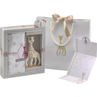 SOPHIE La Girafe Verfijnd Mijn Eerste Cadeau: Geschenkset met Sophie & een rammelaar