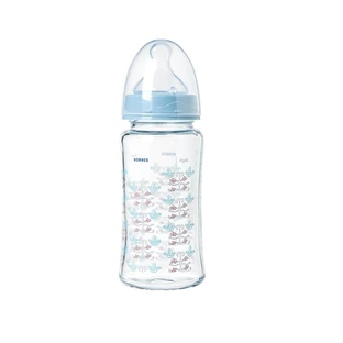 KORRES Bouteille en verre Agali avec buse en silicone à débit moyen 3m+ 230ml