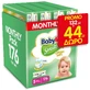 BABYLINO Windeln mit Kleber Sensitive Cotton Soft No.5 Für 11-16kg 176 Stück
