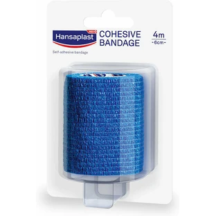 HANSAPLAST Venda Autoadhesiva 6cmx4m Azul