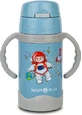 NAVA Thermos Stainless Steel Bottle with Handles We Care 300ml Blue (10-113-002)