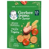 GERBER Biologisch Voor Junior Graan Crackers Met Tomaat Vanaf 12 Maanden 100g