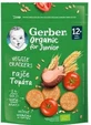 GERBER Organic For Junior Cereal Crackers With Tomato From 12 Months 100g