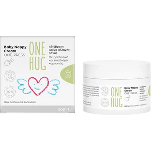 ONE HUG Baby Windelcreme One Press Waterproof Windelwechselcreme 50ml